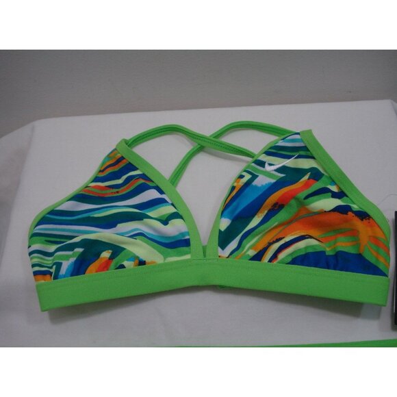 Nike Rio Geo Convertible Halter Two Piece Girls Size 24/GRL8 New - Picture 9 of 12